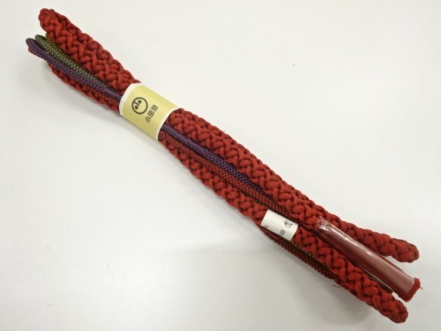 未使用品　正絹　手組帯締め